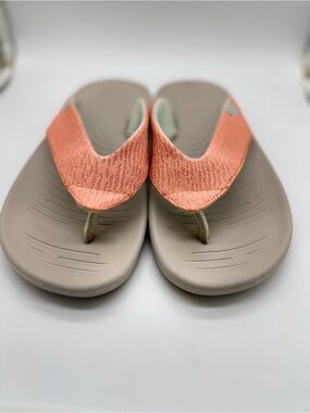 Hey aside women’s Meg Flip-Flops in peach sz 9